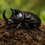 Black Elephant Beetle