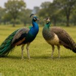 Peacock Peahen
