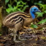 Striped Cassowary Chick