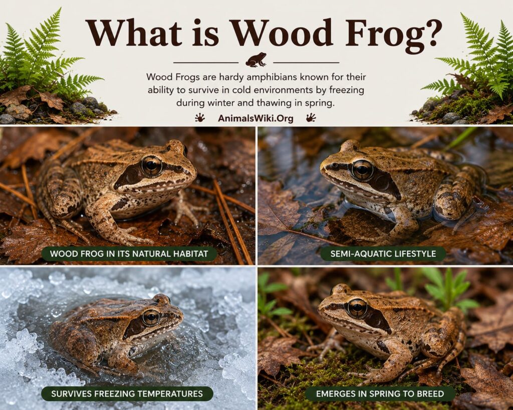 what is a wood frog